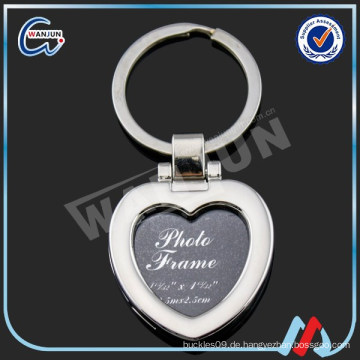 Herz geformtes Foto Keychain